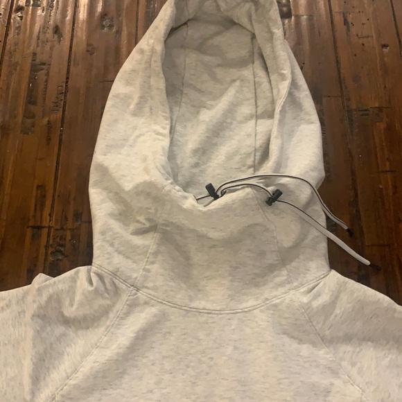Athleta hoodie gray with black trim extra coverage on the collar - XXS - Picture 4 of 6